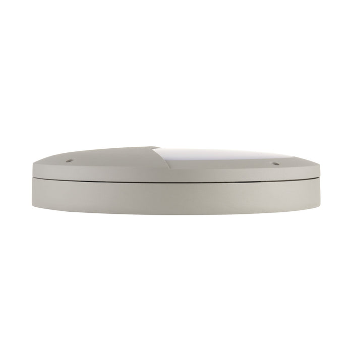 Saxby 61649 Luik eyelid casing IP65 18W Textured grey paint & opal pc 18W LED module (SMD 3030) CCT - westbasedirect.com