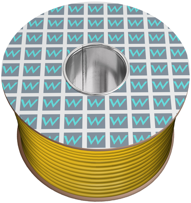 Time 2192Y 2 Core Flat Flexible 0.5mm Gold Cable - 100M - westbasedirect.com