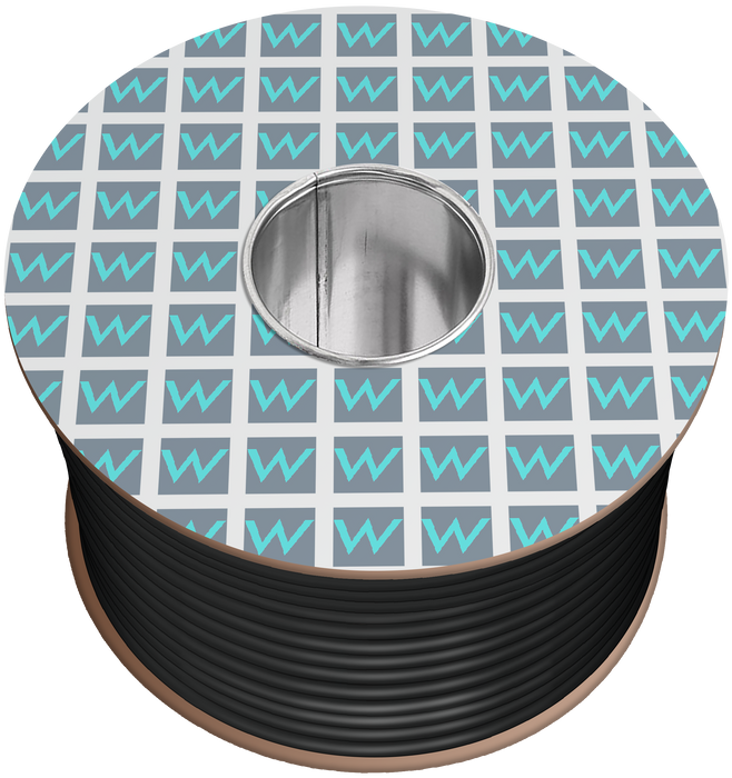 Time 6491B Single Core LSZH 1.5mm Black Cable - 100M - westbasedirect.com