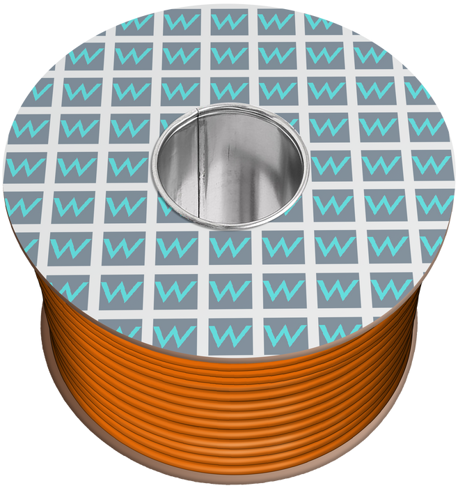 Time 3183Y 3 Core Round Flexible 1.5mm Orange Cable - 50M - westbasedirect.com