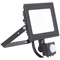 Ansell AEDELED20/CW/PIR Eden LED Floodlight PIR Cool White 4000K 20W Black