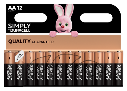 Duracell SIMPLY AA LR6 | 12 Pack - westbasedirect.com
