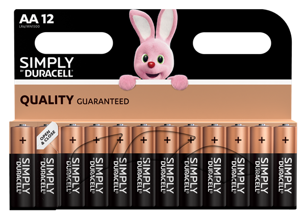Duracell SIMPLY AA LR6 | 12 Pack - westbasedirect.com