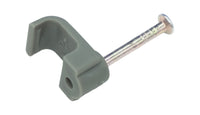 Tower 70CGKF25 2.5mm Single T&E Cable Clip Grey (Box of 100)
