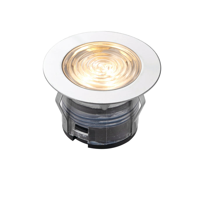 Saxby 73349 IkonPRO CCT 3000K/4000K 45mm kit IP67 0.75W Polished stainless steel & clear pc 10 x 0.75W LED module (SMD 4014) CCT - westbasedirect.com
