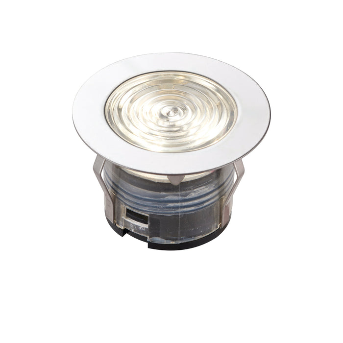 Saxby 73349 IkonPRO CCT 3000K/4000K 45mm kit IP67 0.75W Polished stainless steel & clear pc 10 x 0.75W LED module (SMD 4014) CCT - westbasedirect.com