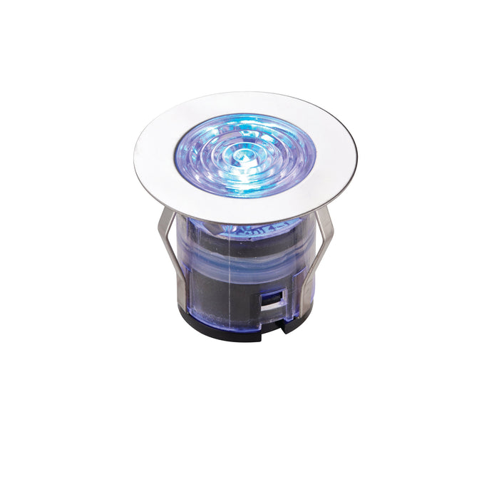 Saxby 76616 IkonPRO CCT 6500K/Blue 35mm kit IP67 0.75W Polished stainless steel & clear pc 10 x 0.75W LED module (SMD 4014) CCT - westbasedirect.com