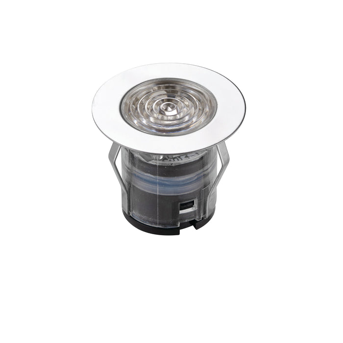 Saxby 76616 IkonPRO CCT 6500K/Blue 35mm kit IP67 0.75W Polished stainless steel & clear pc 10 x 0.75W LED module (SMD 4014) CCT - westbasedirect.com