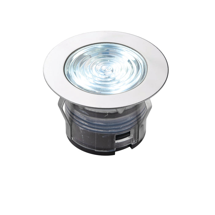 Saxby 76617 IkonPRO CCT 6500K/Blue 45mm kit IP67 0.75W Polished stainless steel & clear pc 10 x 0.75W LED module (SMD 4014) CCT - westbasedirect.com