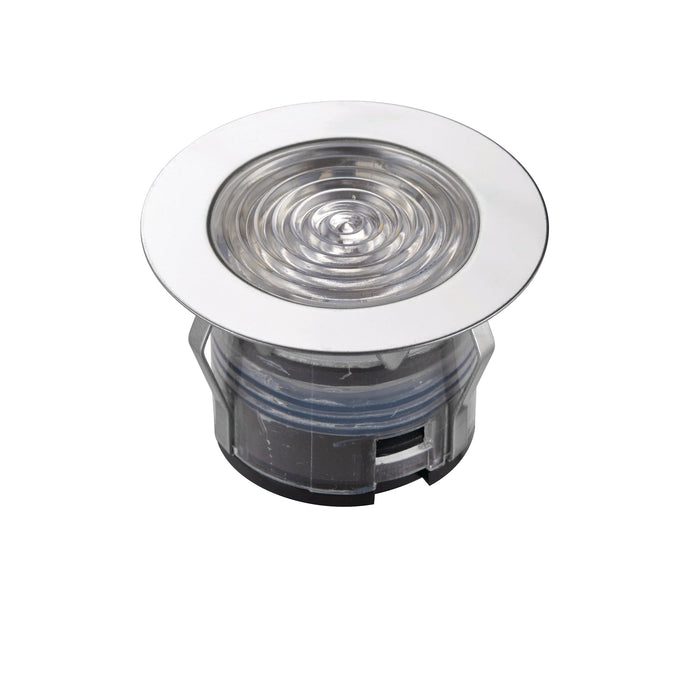Saxby 76617 IkonPRO CCT 6500K/Blue 45mm kit IP67 0.75W Polished stainless steel & clear pc 10 x 0.75W LED module (SMD 4014) CCT - westbasedirect.com