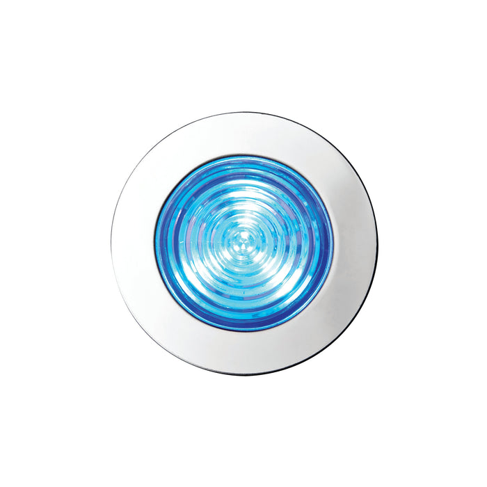 Saxby 76617 IkonPRO CCT 6500K/Blue 45mm kit IP67 0.75W Polished stainless steel & clear pc 10 x 0.75W LED module (SMD 4014) CCT - westbasedirect.com