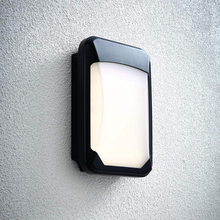 Saxby 77914 Lucca Mini IP65 15W Black pc 15W LED module (SMD 2835) Cool White - westbasedirect.com