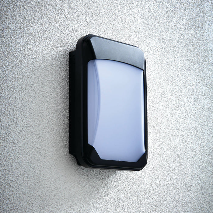Saxby 77914 Lucca Mini IP65 15W Black pc 15W LED module (SMD 2835) Cool White - westbasedirect.com