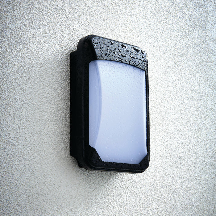 Saxby 77914 Lucca Mini IP65 15W Black pc 15W LED module (SMD 2835) Cool White - westbasedirect.com