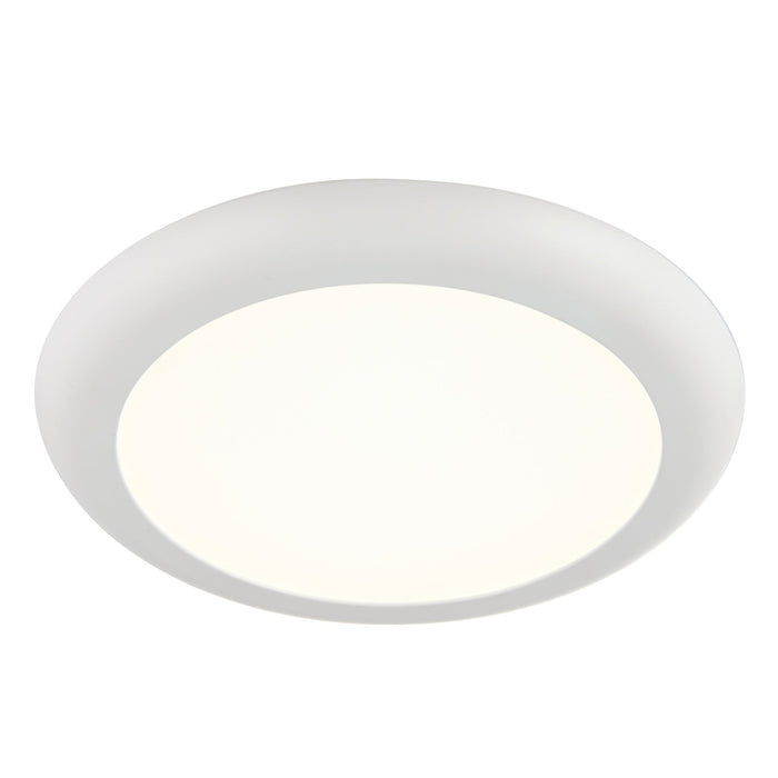 Saxby 78541 SirioDISC adjustable 18W Matt white textured pc & opal ps plastic 18W LED module (SMD 4014) Cool White - westbasedirect.com