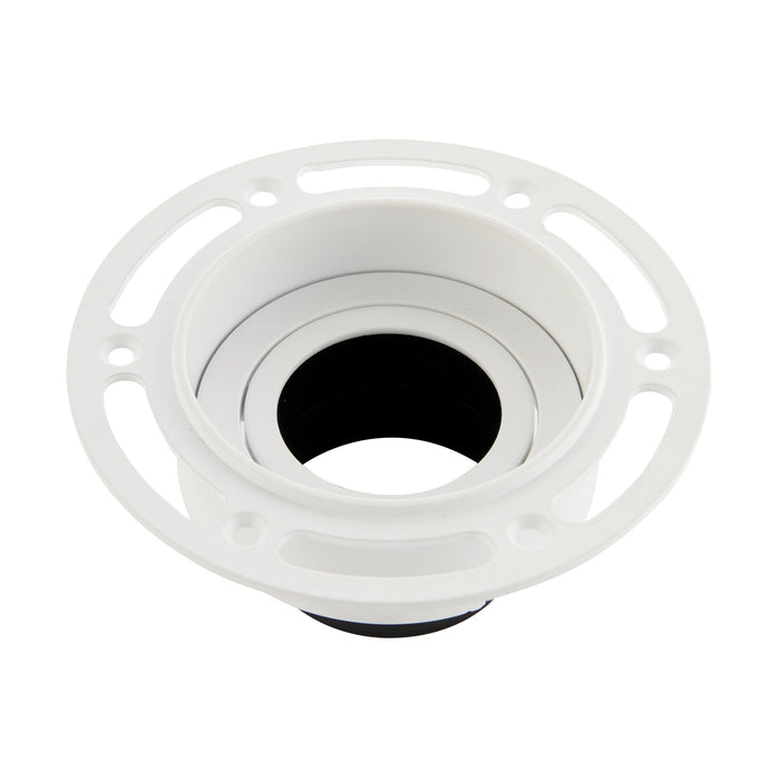 Saxby 78954 Trimless Downlight round 50W Matt white paint 50W GU10 reflector (Required) - westbasedirect.com