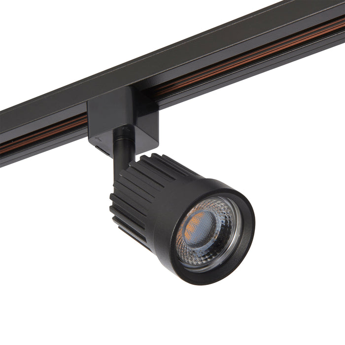 Saxby 78960 Pacto track head black 10W Matt black paint & clear prismatic pc 10W LED module (SMD 2835) Cool White - westbasedirect.com