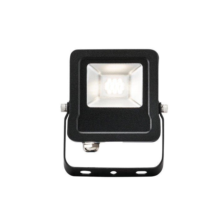Saxby 78962 Surge IP65 10W Matt black paint & clear glass 10W LED module (SMD 2835) Cool White - westbasedirect.com