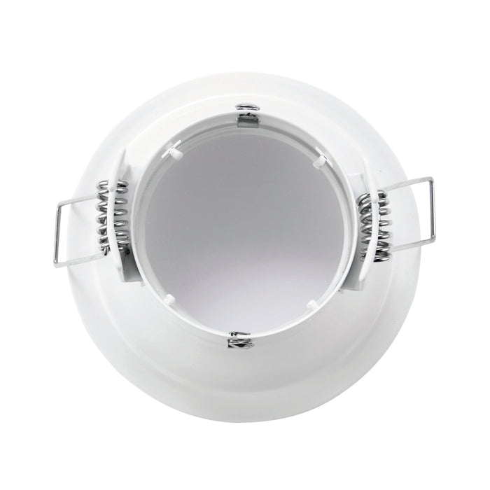 Saxby 80247 Speculo anti-glare IP65 50W Matt white paint & clear glass 50W GU10 reflector (Required) - westbasedirect.com