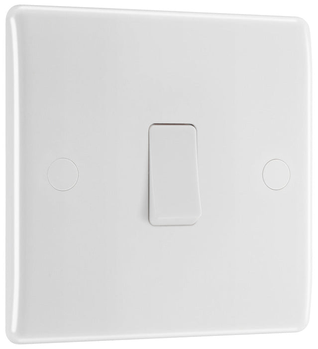 BG 830 White Round Edge 20A DP Switch - westbasedirect.com