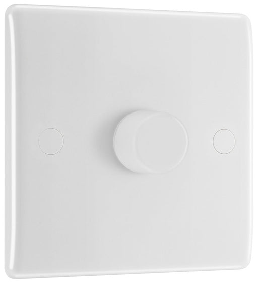 BG 881M/HC White Moulded Round Edge 1 Gang 2 Way Master Smart Dimmer Switch - westbasedirect.com