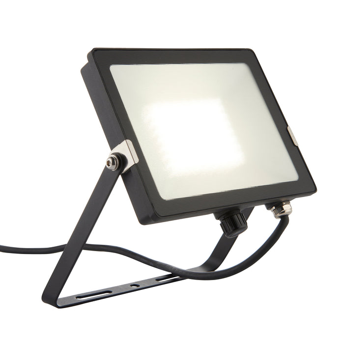Saxby 91863 Salde IP65 50W Matt black paint 50W LED module (SMD 2835) Cool White - westbasedirect.com