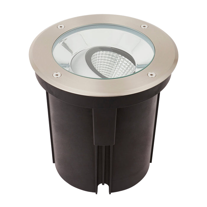 Saxby 94060 Hoxton IP67 16.5W Brushed stainless steel & clear glass 16.5W LED module (COB) Cool White - westbasedirect.com