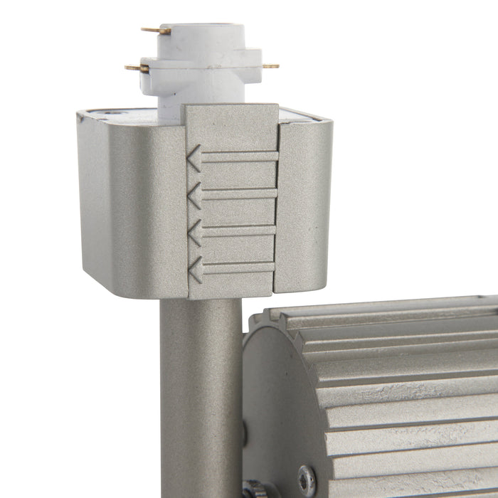 Saxby 94063 Pacto track silver 3000K 10W Silver effect paint & clear prismatic pc 10W LED module (SMD 2835) Warm White - westbasedirect.com