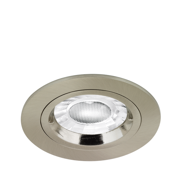 Enlite DL1S 230V GU10 Fixed Lock Ring Downlight Satin Nickel (Lamp Not Included) - westbasedirect.com