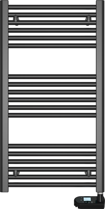 ATC RFTR920BL Pacific RF Smart Heated Towel Radiator Black 450W 0.45kW - westbasedirect.com