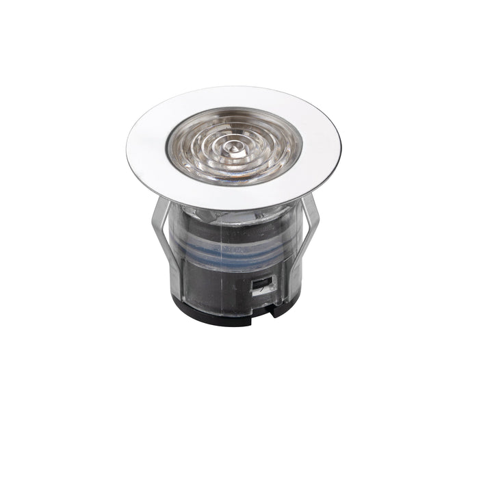 Saxby 94431 IkonPRO CCT 3000K/4000K 35mm IP67 0.75W Polished stainless steel & clear pc 0.75W LED module (SMD 4014) CCT - westbasedirect.com