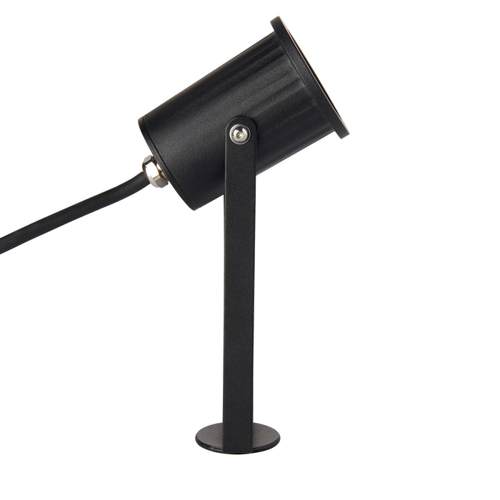 Saxby 95207 Picco 4000K IP65 12W Matt black paint & clear glass 12W LED module (COB) Cool White - westbasedirect.com
