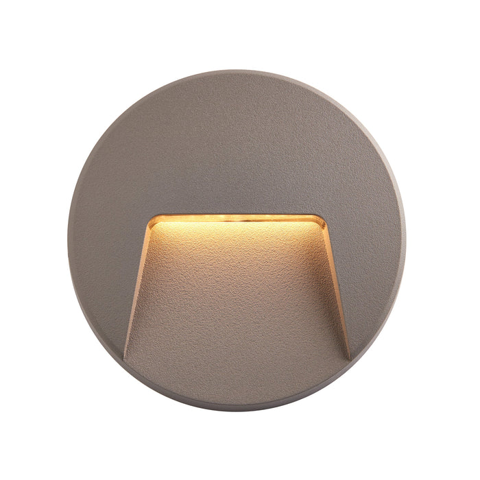 Saxby 95285 Severus CCT round indirect IP65 3W Grey abs plastic & clear pc 3W LED module (SMD 2835  CCT) CCT - westbasedirect.com
