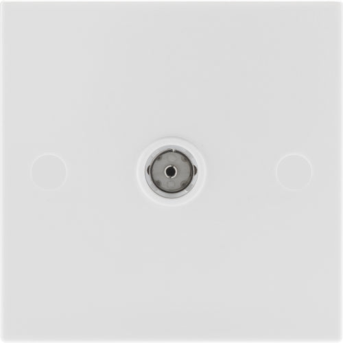 BG 960 White Square Edge TV Aerial Socket - westbasedirect.com