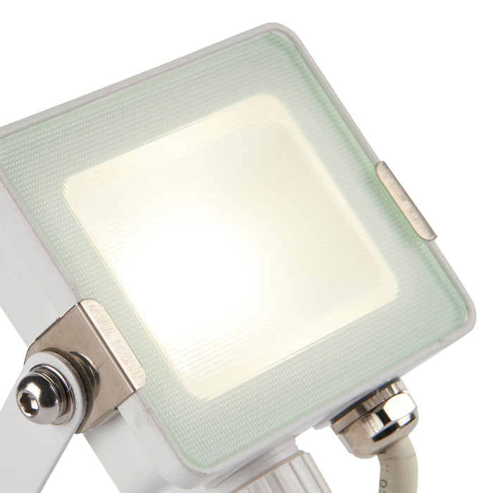 Saxby 98443 Salde IP65 10W Matt white paint 10W LED module (SMD 2835) Cool White - westbasedirect.com