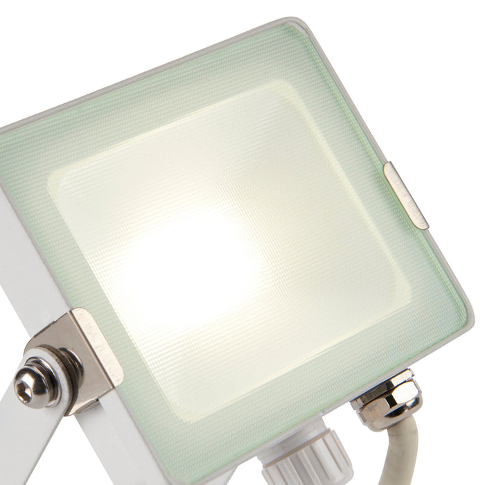 Saxby 98444 Salde IP65 20W Matt white paint 20W LED module (SMD 2835) Cool White - westbasedirect.com
