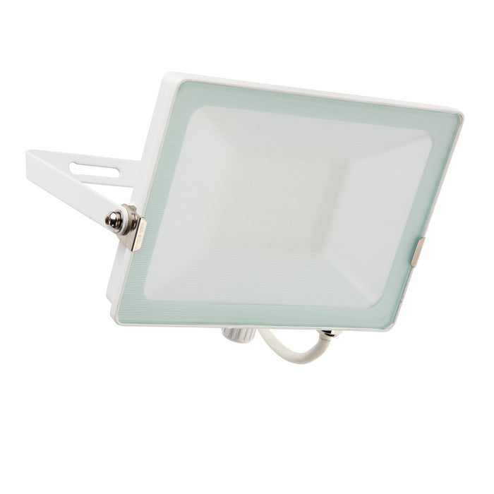Saxby 98446 Salde IP65 50W Matt white paint 50W LED module (SMD 2835) Cool White - westbasedirect.com