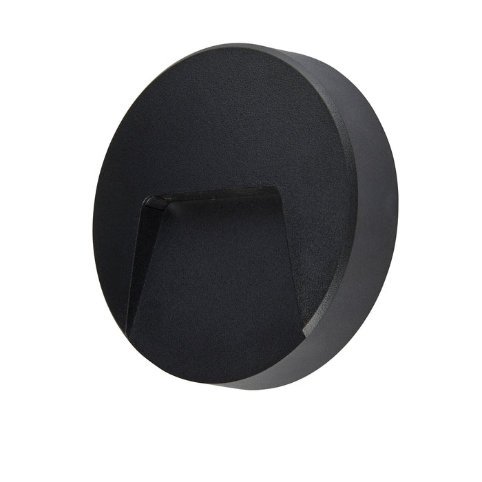 Saxby 99545 Severus CCT round indirect IP65 3W Black abs plastic & clear pc 3W LED module (SMD 2835  CCT) CCT - westbasedirect.com