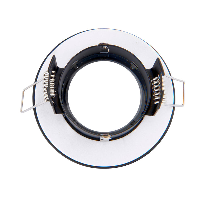 Saxby 99760 Speculo round IP65 50W Matt black paint & clear glass 50W GU10 reflector (Required) - westbasedirect.com