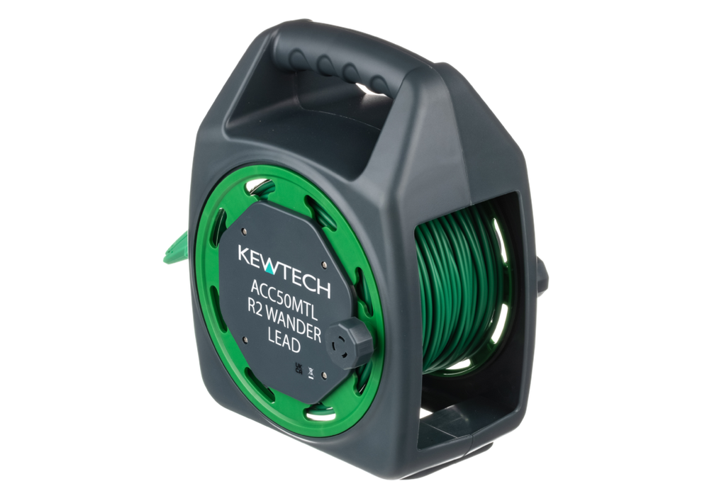 Kewtech ACC50MTL 50m Test Lead Extension Reel - westbasedirect.com