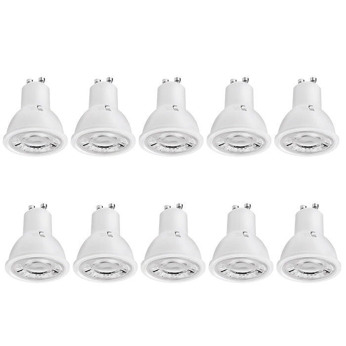 Aurora AU-DGU55CS ClearVu 5W 60° 500-600lm GU10 LED Dimmable CCT Lamp 3000K/4000K/6500K (10 Pack)