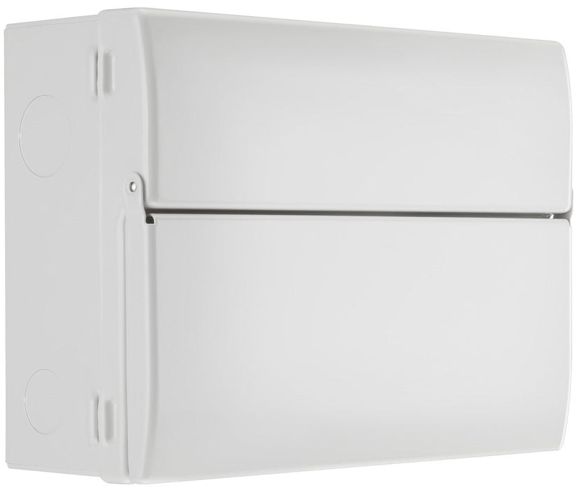 BG Fortress CF12M10 12 Module 10 Way Unpopulated Metal Consumer Unit with 100A Main Switch - westbasedirect.com
