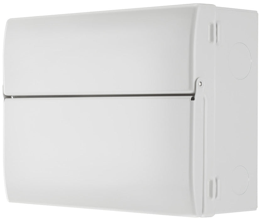 BG Fortress CF12M10 12 Module 10 Way Unpopulated Metal Consumer Unit with 100A Main Switch - westbasedirect.com