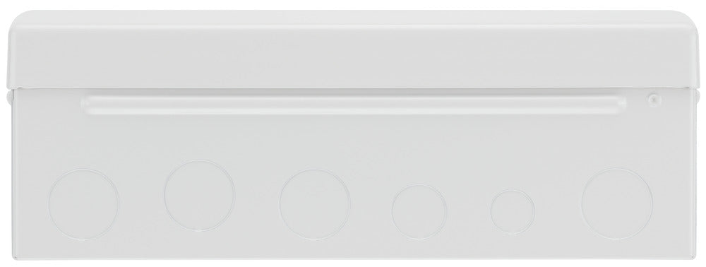 BG Fortress CF12R1S9 12 Module 9 Way Unpopulated RCD Incomer Consumer Unit with 1x 100A Type A 30mA RCD & 1x SPD - westbasedirect.com
