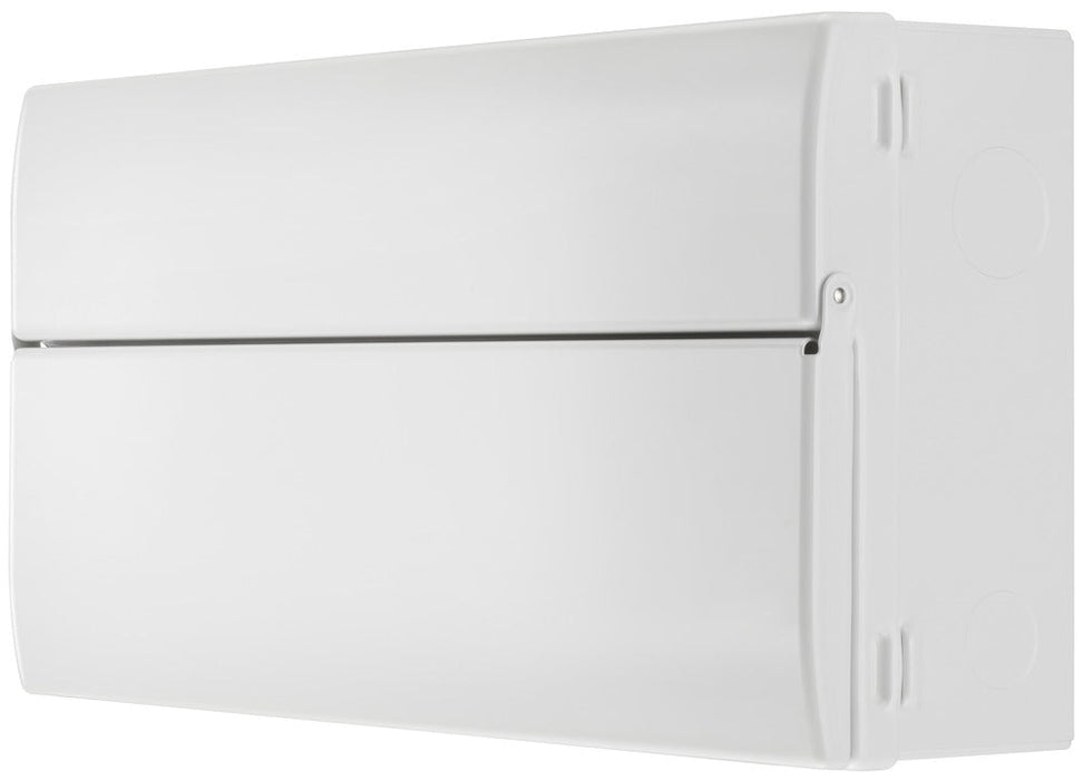 BG Fortress CF19MS16 19 Module 16 Way Unpopulated Metal Consumer Unit with 100A Main Switch & 1x SPD - westbasedirect.com