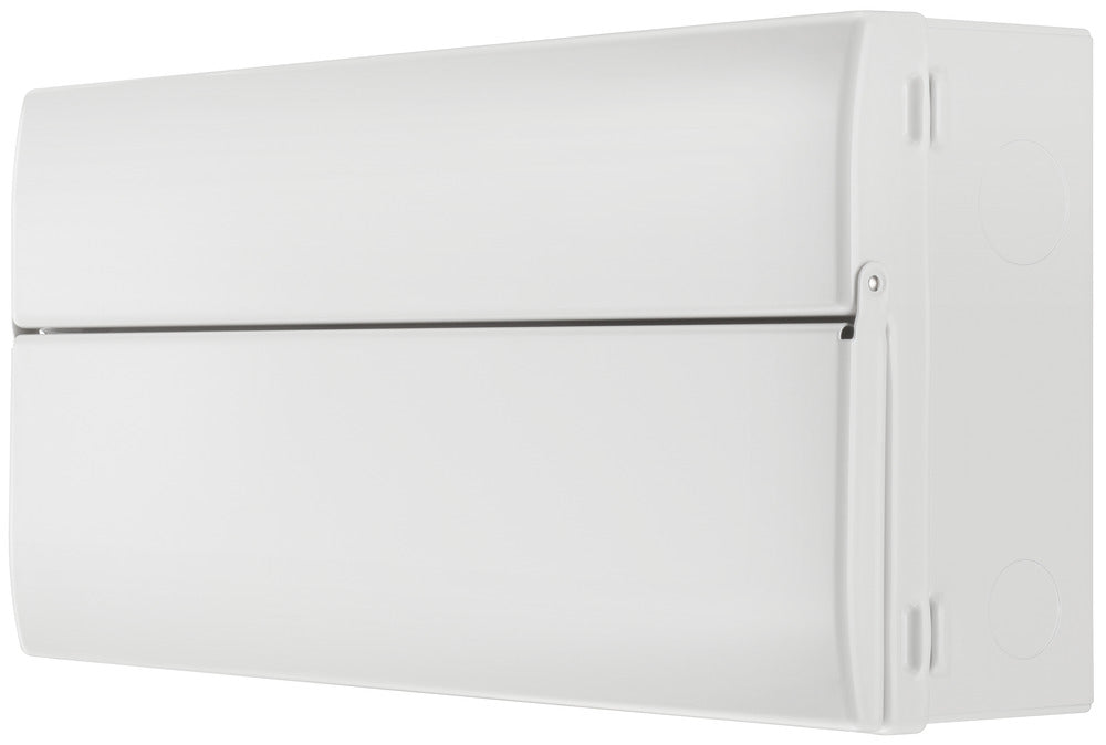 BG Fortress CF22M20 22 Module 20 Way Unpopulated Metal Consumer Unit with 100A Main Switch - westbasedirect.com