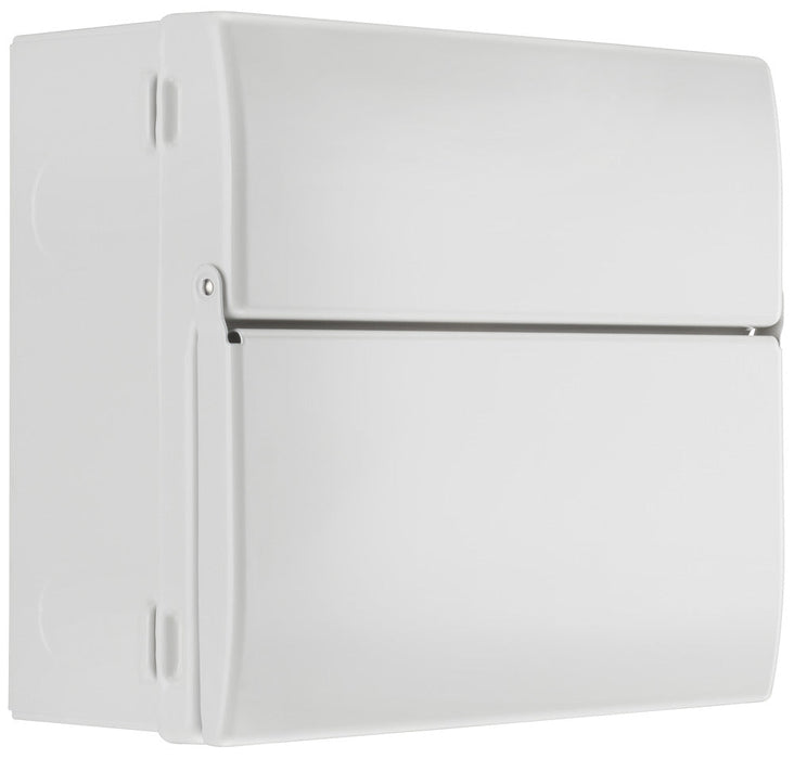 BG Fortress CF9MS6 9 Module 6 Way Unpopulated Metal Consumer Unit with 100A Main Switch & 1x SPD - westbasedirect.com