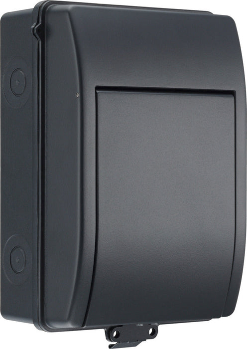 BG CFEV5RDA 5 Module IP65 Weatherproof Grey Metal EV Charger Circuit Protection with 40A Type A DP RCBO, 100A Main Switch & Type 2 SPD - westbasedirect.com