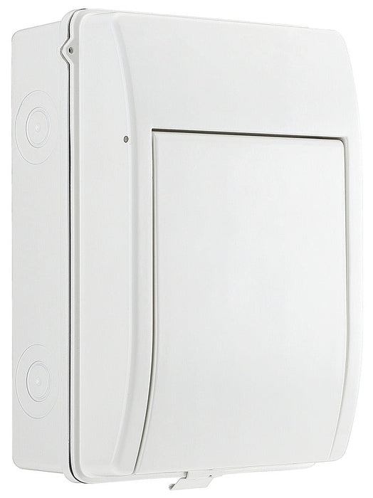 BG CFSHOW1A Metal Shower Kit - IP65 Metal Enclosure, 63A Type A 30mA RCD, 50A MCB - westbasedirect.com