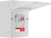 BG Fortress CFUFS100 100A Fused Switch 1P+N Complete with 100A,80A & 63A Fuses